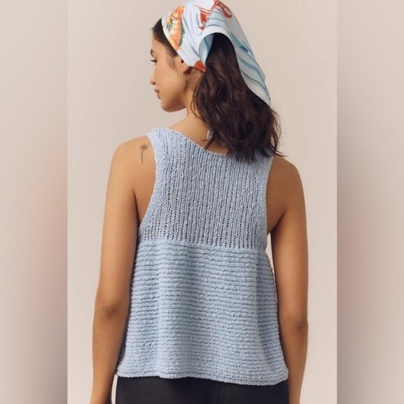 NWT Size S -  Pilcro Cotton Swing Sweater Tank (NWT US$ 88) - Picture 3 of 15